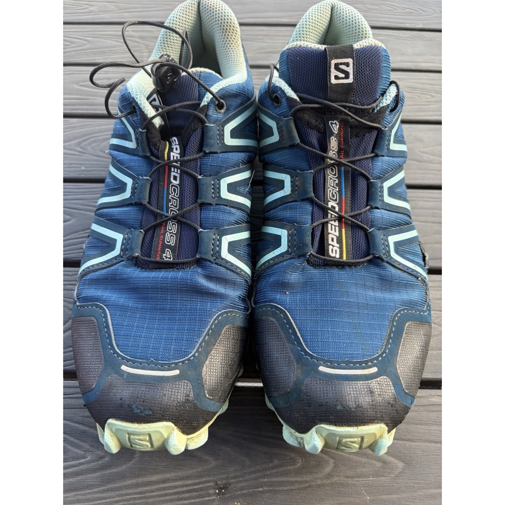 Salomon Speedcross 4 Trail Womens Running Trail Shoe Sneaker Size 7.5 Blue